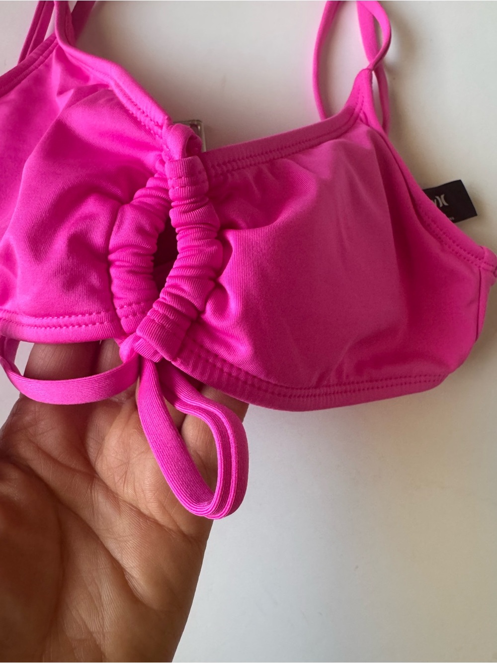 Hurley Bright Pink Two-Piece Bikini - Picture 3 of 9
